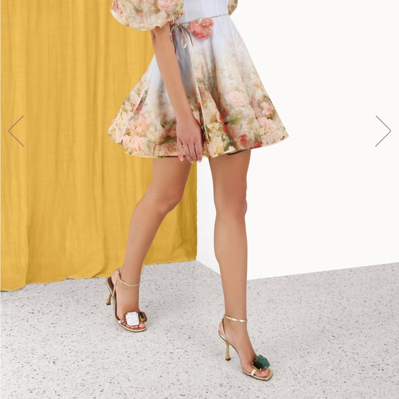 ZIMMERMANN Brand New Luminosity Flip Organza Dress (Silk/Linen) AU 1/US 4-6 - Picture 6 of 12